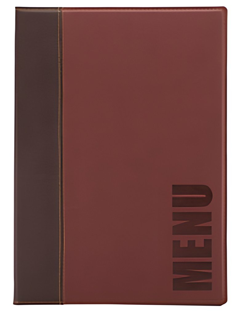 Securit Protège-menus TRENDY, A4, bordeaux