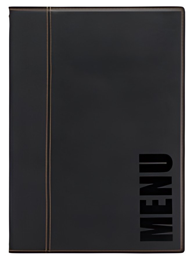 Securit Protège-menus TRENDY, A5, noir
