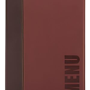 Securit Protège-menus TRENDY, A5, bordeaux