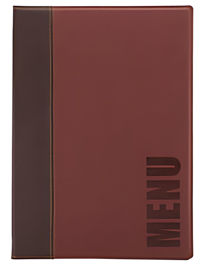 Securit Protège-menus TRENDY, A5, bordeaux