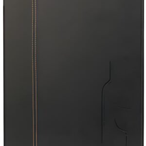 Securit Carte des vins TRENDY, A4, noir