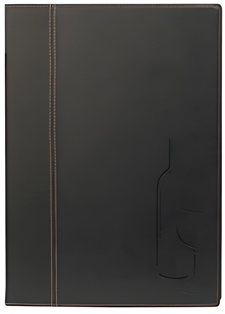 Securit Carte des vins TRENDY, A4, noir