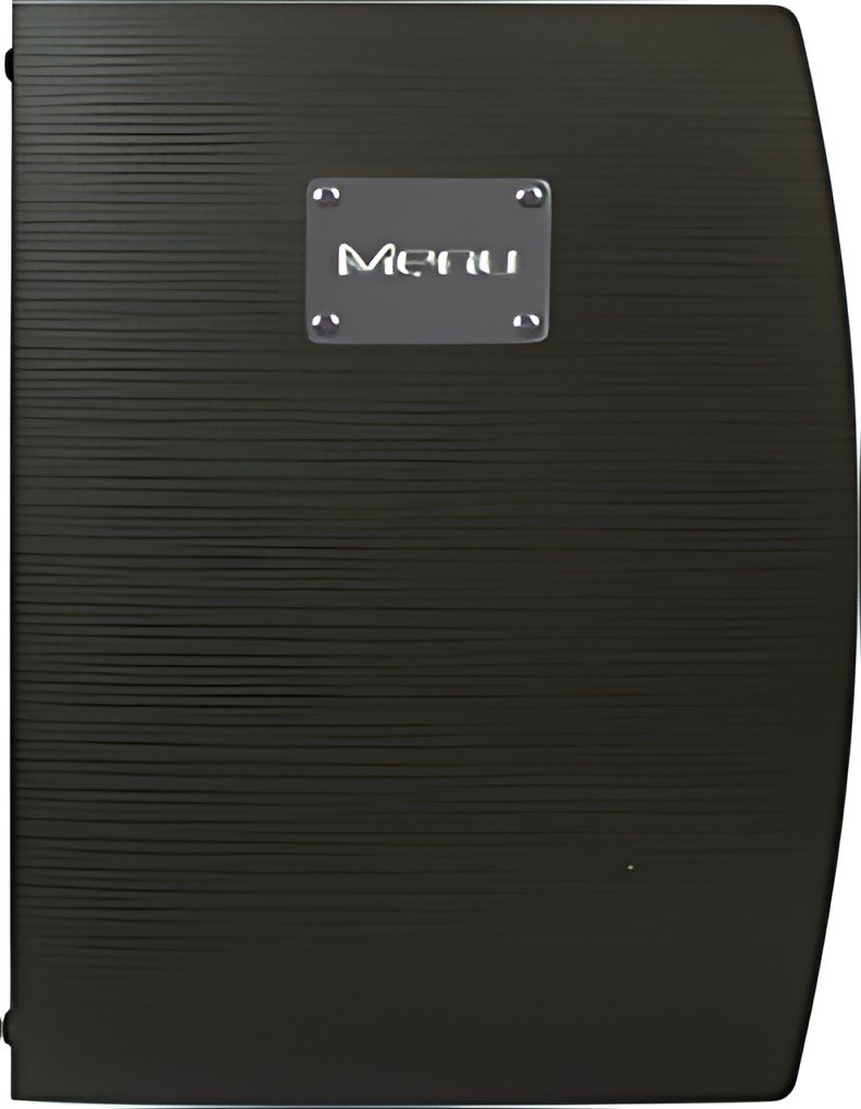 Securit Protège-menus RIO MENU, A4, noir