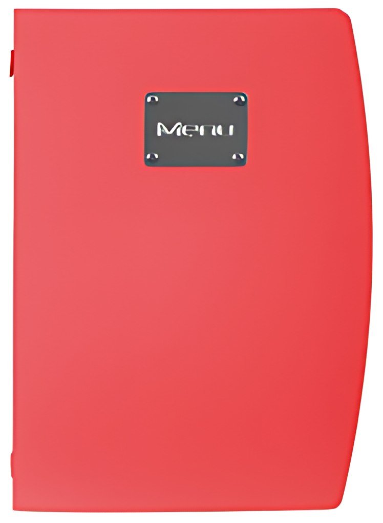 Securit Protège-menus RIO MENU, A4, rouge
