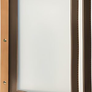 Securit Protège-menus WOOD, A4, marron