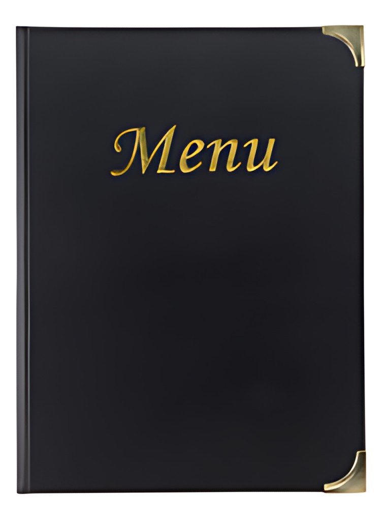 Securit Protège-menus BASIC, A4, noir