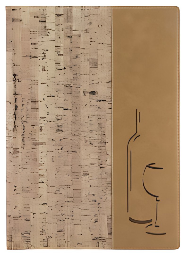Securit Carte des vins DESIGN CORK, A4, beige