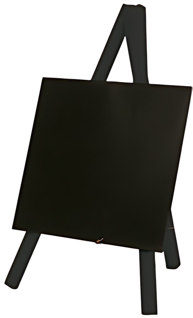 Securit Ardoise de table MINI avec trépied, noir