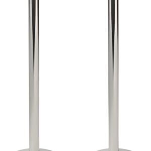 Securit Set de 2 poteaux d'accueil CLASSIC, chrome