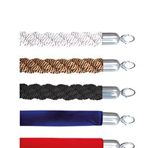 Securit Corde pour poteau d'accueil CLASSIC, bronze / chrome