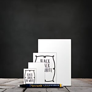 Securit Ardoise A6, blanc, kit de 20