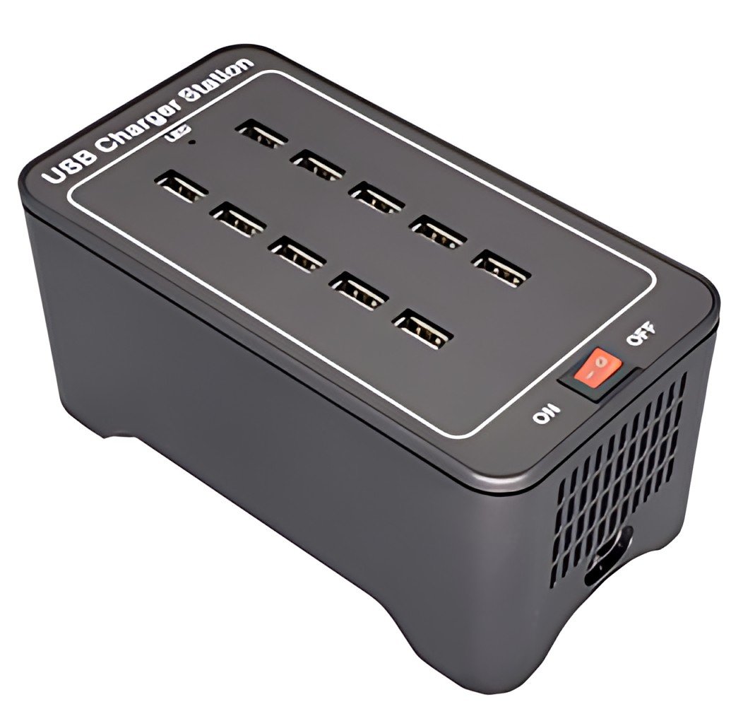 Securit Chargeur multiple MULTICHARGER, noir