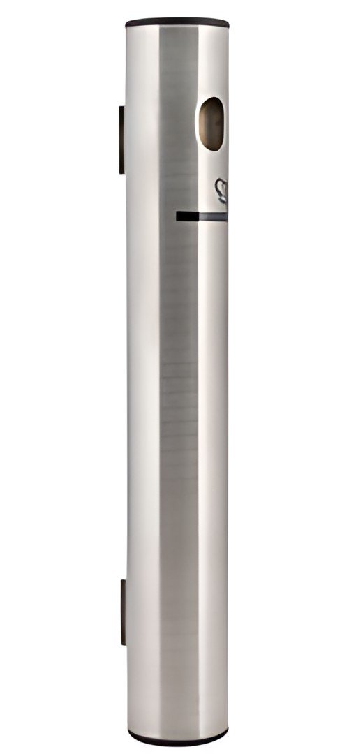 Securit Cendrier extérieur mural, acier inoxydable, argent