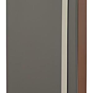 Securit Pochette pour additions WOOD, en cuir et bois, gris