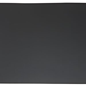 Securit Set de table RAW, en cuir véritable, noir