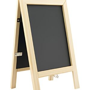Securit Ardoise de table MINI avec trépied, hêtre