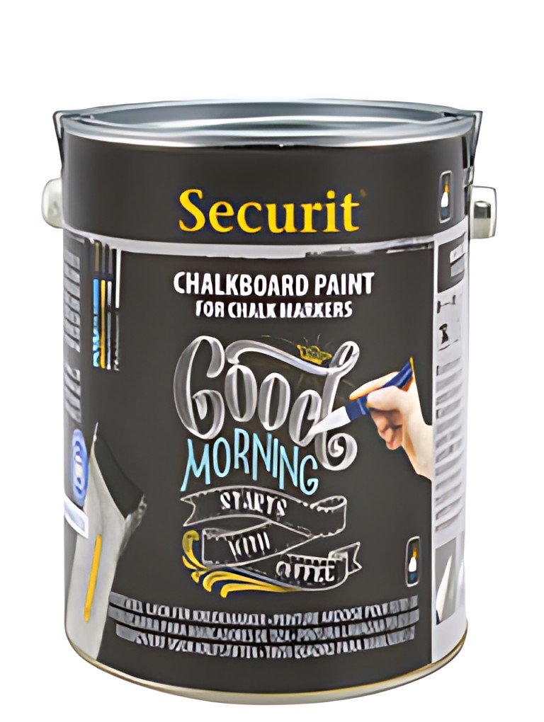 Securit Vernis pour tableau PAINT, 2,5 litres, noir