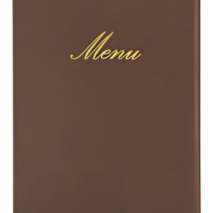 Securit Protège-menus CLASSIC, A4, marron