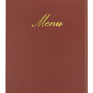 Securit Protège-menus CLASSIC, A4, bordeaux