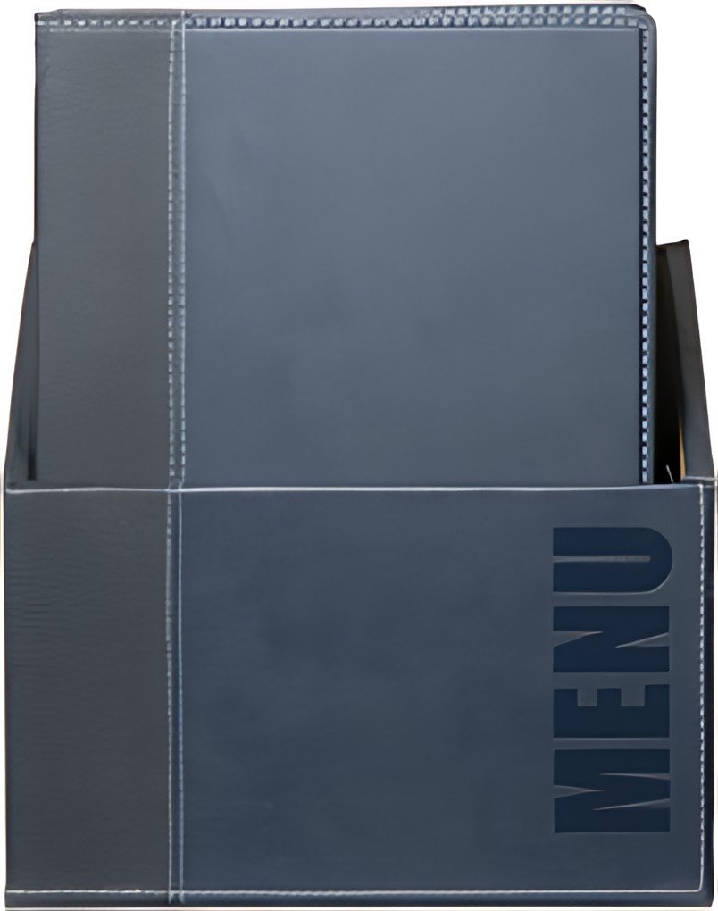 Securit Protège-menus TRENDY, A4, boîte de 20, bleu