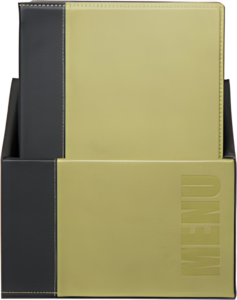 Securit Protège-menus TRENDY, A4, boîte de 20, vert