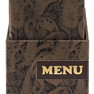 Securit Protège-menus DESIGN PAISLEY, A4, boîte de 10
