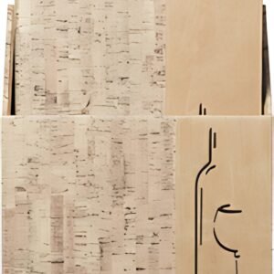 Securit Carte des vins DESIGN CORK, A4, boîte de 10