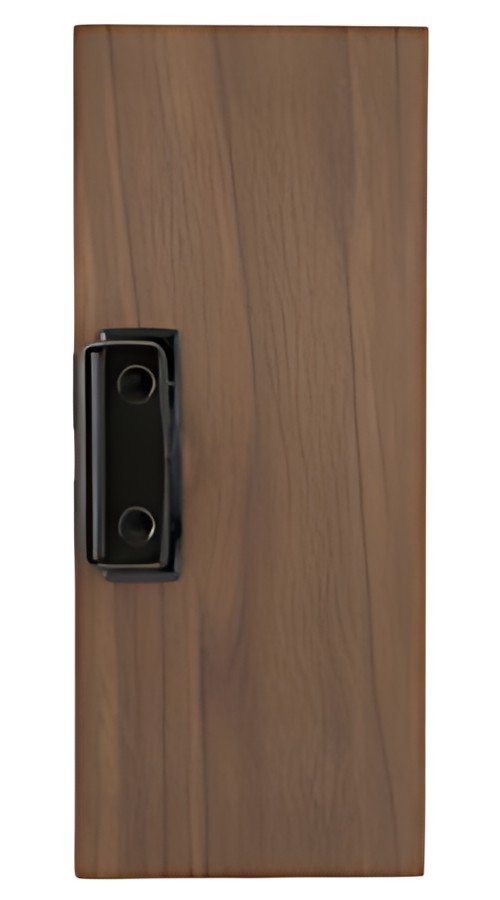 Securit Planchette avec pince WALNUT, en noyer