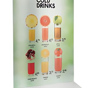 Securit Porte-visuel POSTER FRAMES, A4, socle métal