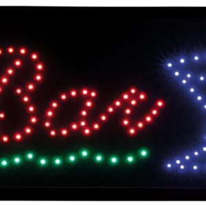 Securit Panneau publicitaire à LED "BAR", 4 couleurs vives
