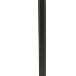 Securit Barrière de guidage RETRACTABLE - poteau, noir