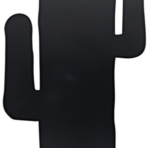 Securit Ardoise SILHOUETTE "CACTUS", noir