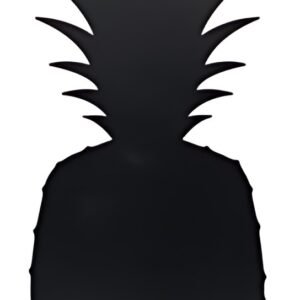 Securit Ardoise SILHOUETTE "PINEAPPLE", noir