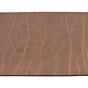 Securit Set de table "RUGA", en cuir véritable, marron