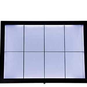 Securit Socle pour vitrine d'affichage Black Star XXL, noir