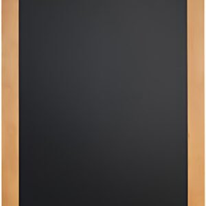 Securit Ardoise murale UNIVERSAL, avec cadre en bois, teck