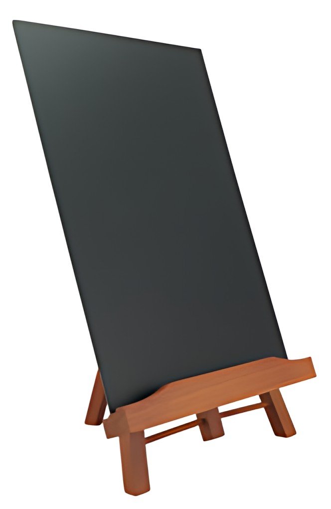 Securit Ardoise de table JUNIOR avec chevalet, acajou