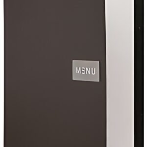 Securit Protège-menus RAW, A4, cuir véritable, brun