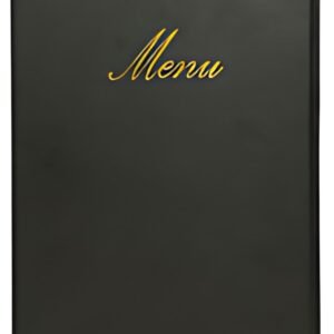 Securit Protège-menus CLASSIC, A5, noir