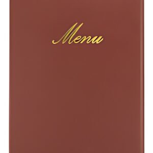Securit Protège-menus CLASSIC, A5, rouge bordeaux