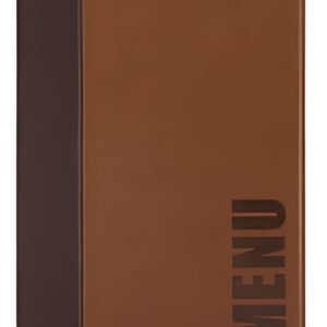Securit Protège-menus TRENDY, A5, brun clair