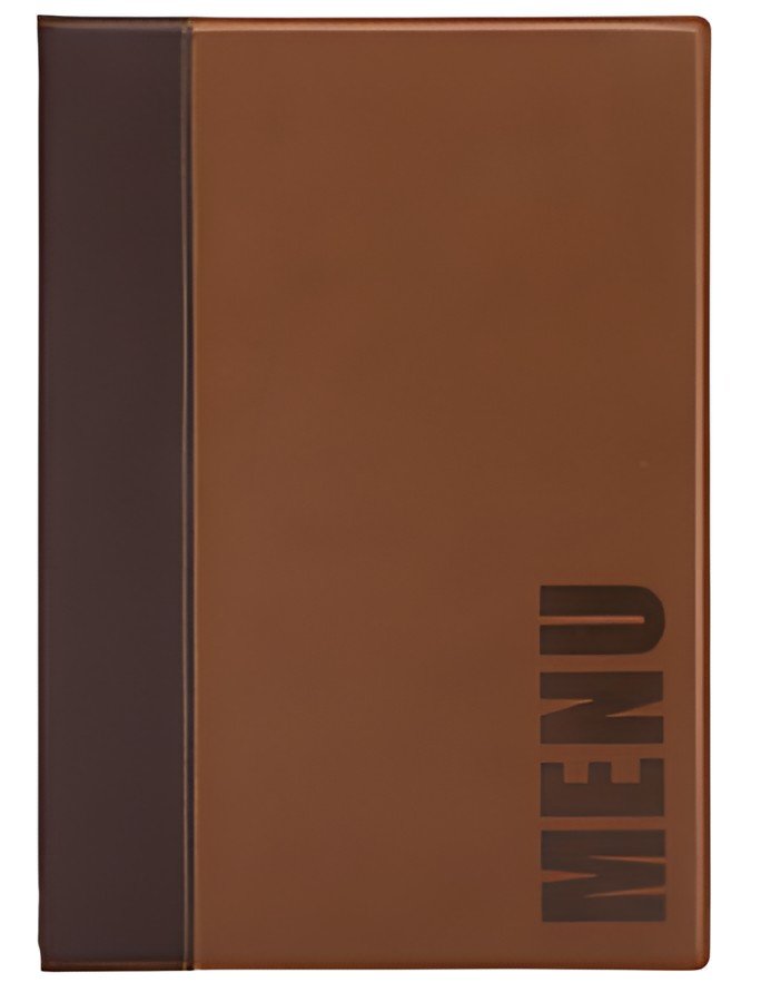 Securit Protège-menus TRENDY, A5, brun clair