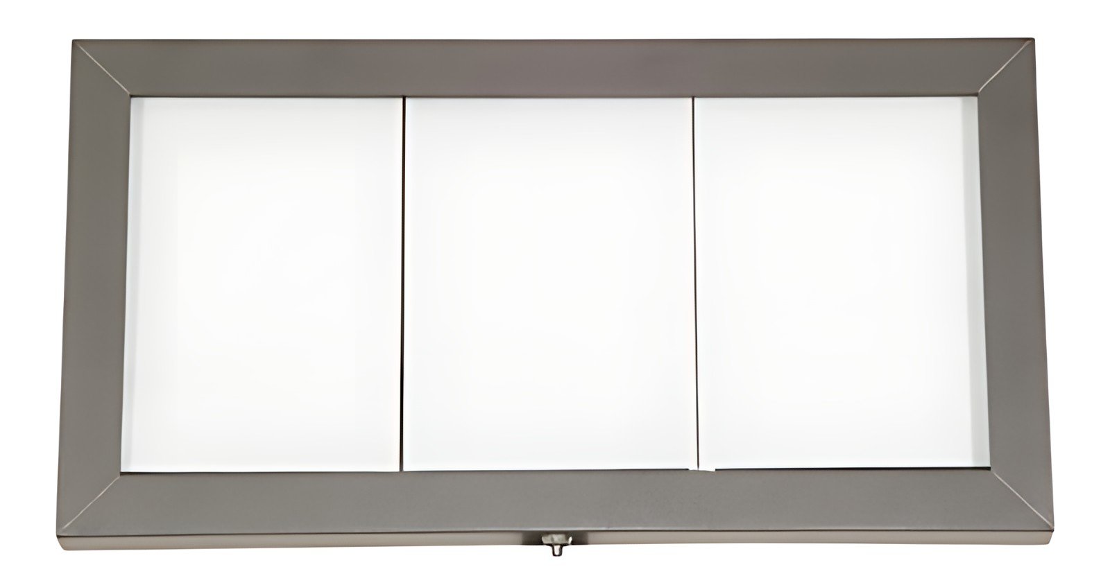 Securit Vitrine d'affichage LED COATED STEEL, 6 x A4