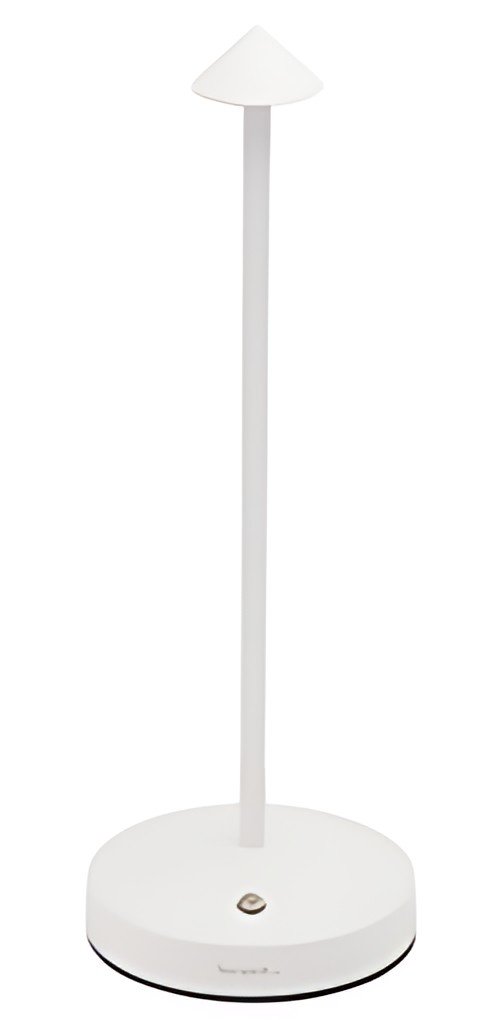 Securit Lampe de bureau LED rechargeable ANGELINA, blanc