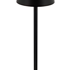 Securit Lampe de table à LED rechargeable FELINE, noir
