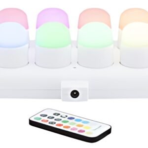 Securit Set de bougies LED rechargeables AMSTERDAM, RVB