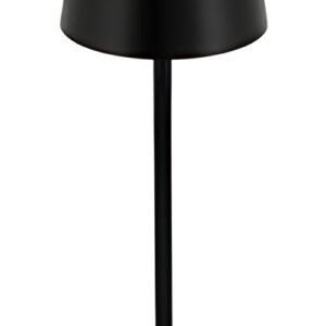Securit Lampe de table LED rechargeable MONTE CARLO, noir