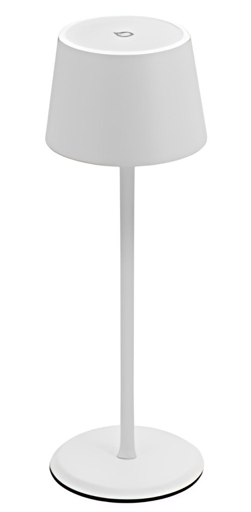 Securit Lampe de table LED rechargeable MONTE CARLO, blanc