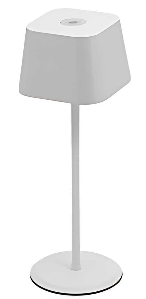 Securit Lampe de table LED rechargeable MALTE, blanc