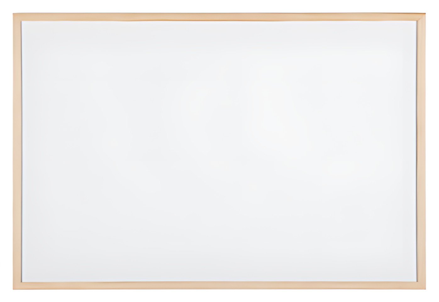 Bi-Office Tableau blanc, cadre en bois, (L)900 x (H)600 mm